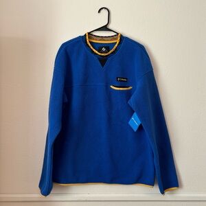 Columbia fleece crew neck pullover